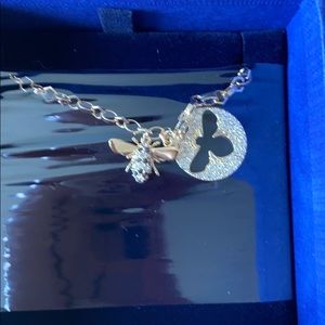 Swarovski bee necklace